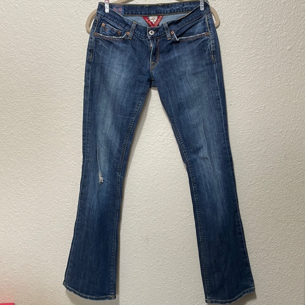 COPY - Lucky Brand Vintage Distressed Socialite Jeans. Made In America. Size 2/…
